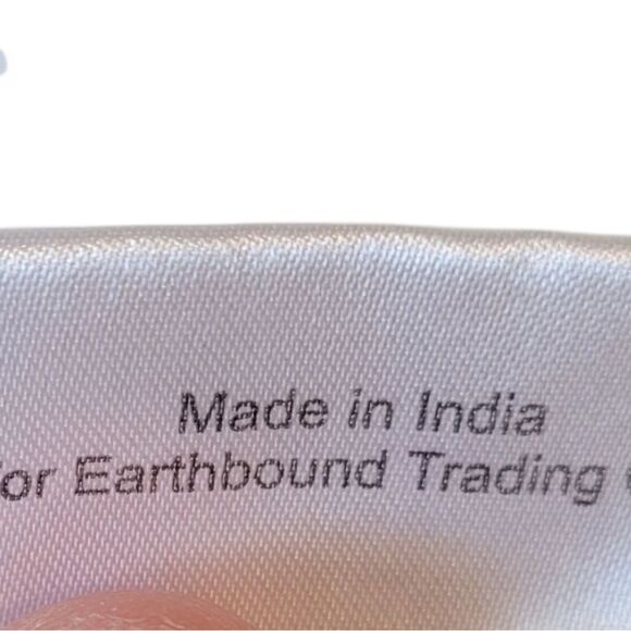 Earthbound Women's White Gauzy Cotton Eyelet Blouse Size M - Picture 7 of 7